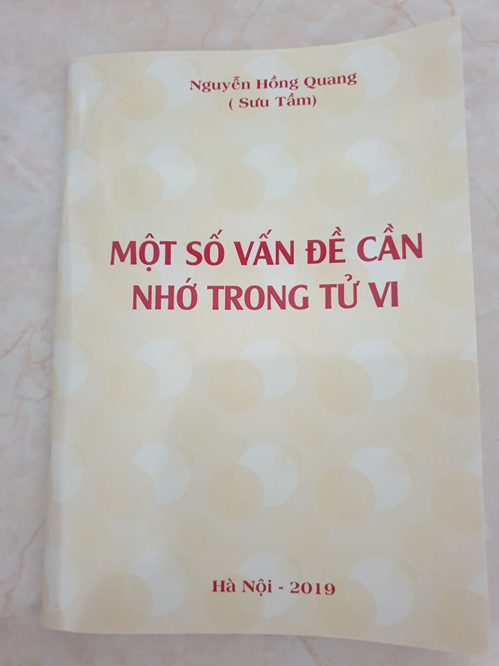 Sách một số vấn đề cần nhớ trong tử vi – nguyễn hồng quang