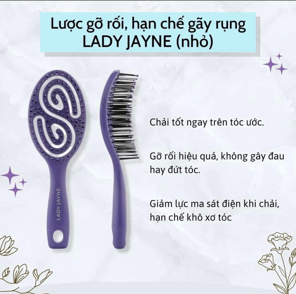[GIẢM 5% ĐƠN 129K]Lược gỡ rối Lady Jayne Flexi Glide Detangling Úc