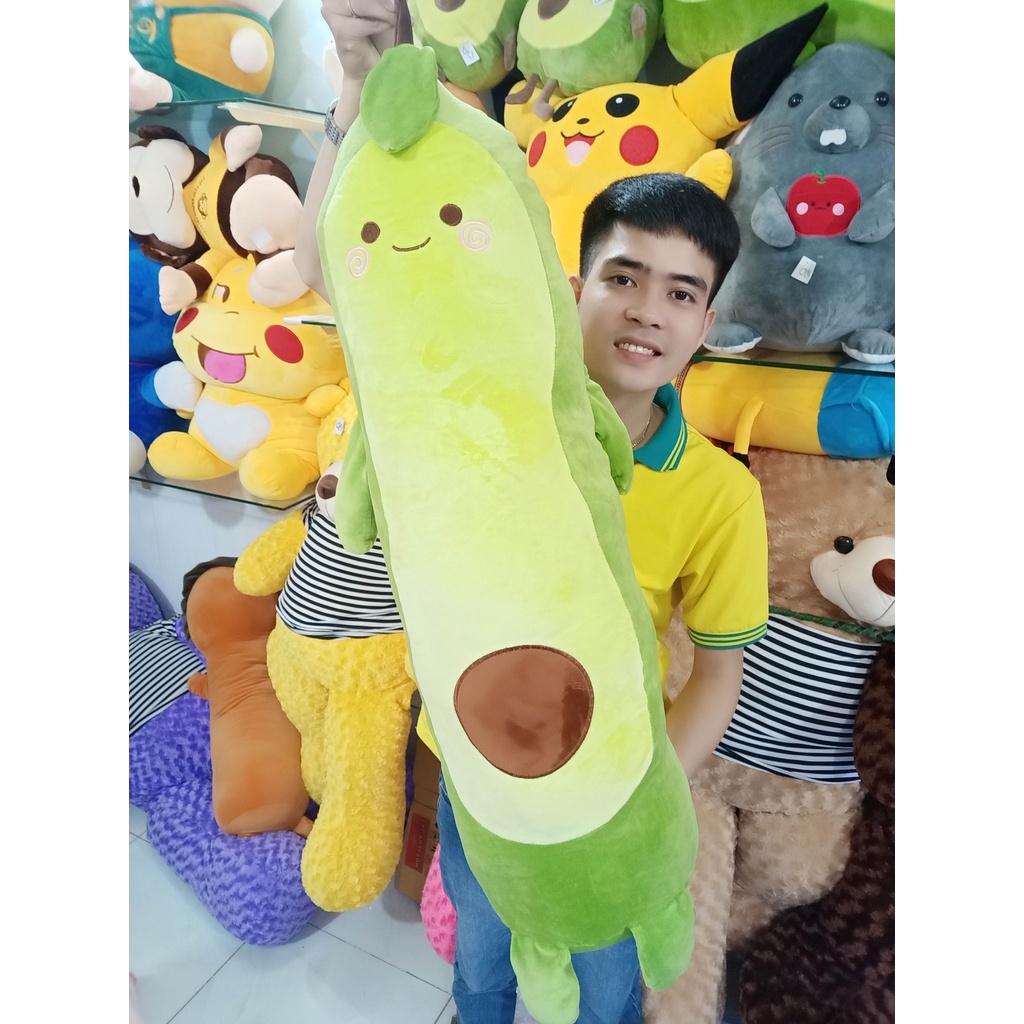 Gấu Bông Bơ - Gối Ôm Quả Bơ Mềm Mịn