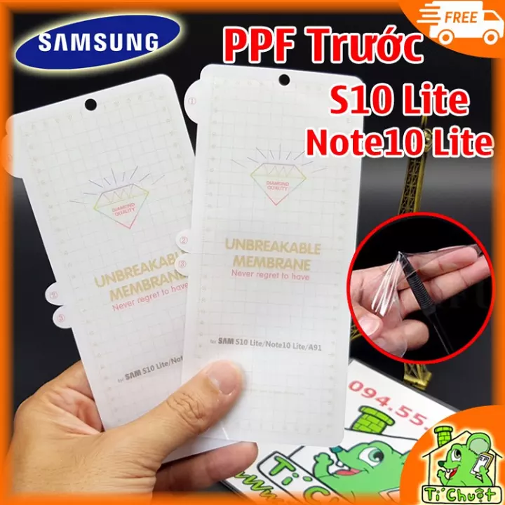 Miếng Dán PPF Màn hình cho Samsung Galaxy Note 10 Lite / S10 Lite
