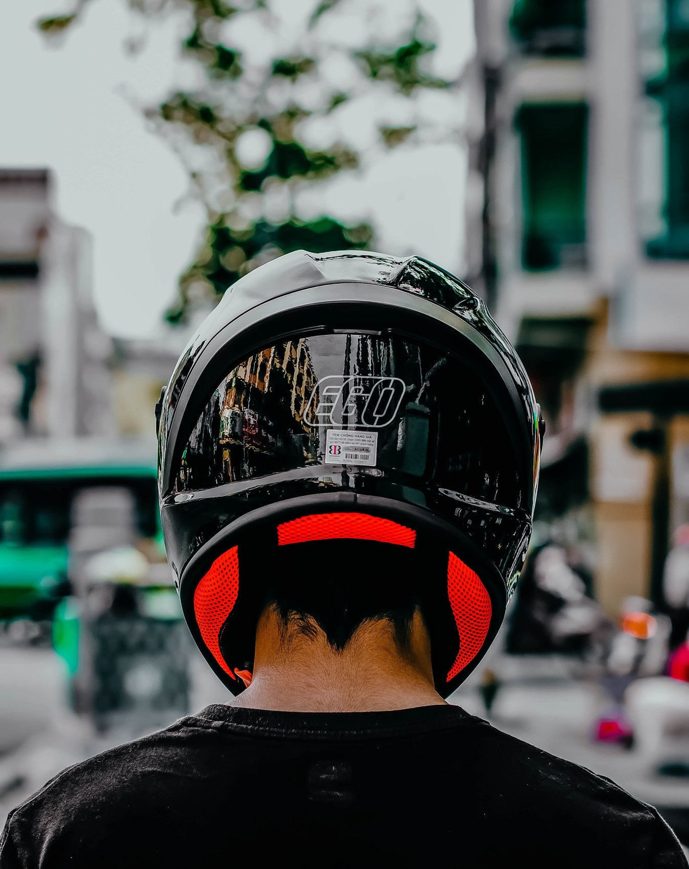 Mũ bảo hiểm EGO E7 - Màu Đen Bóng