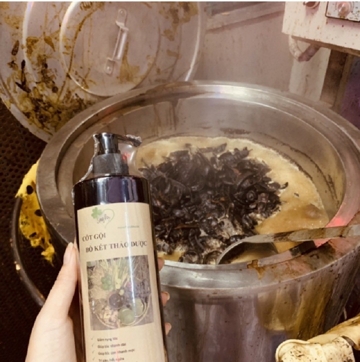 Cao dầu gội thảo dược bồ kết (300ML/1L)