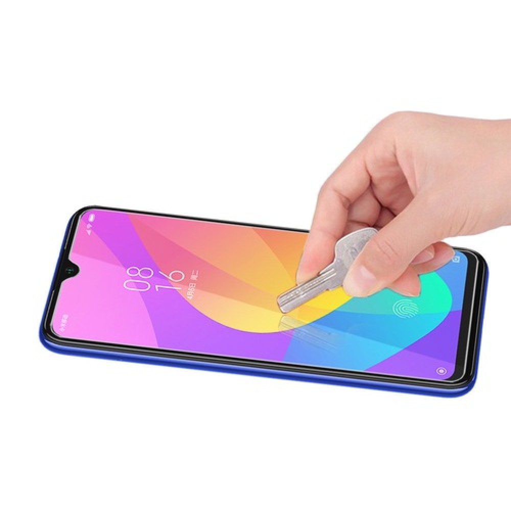 Kính cường lực trong suốt cho Xiaomi Mi CC9 (Kèm miếng lau)