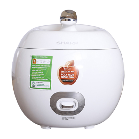[ HÀNG CAO CẤP] Nồi Cơm Điện Sharp KS-A08V-RD (0.72 lít) - Đỏ - Hàng chính hãng