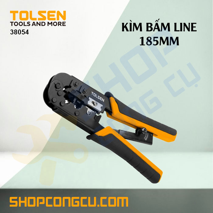 [HCM]Kìm bấm line 185mm Tolsen 38054