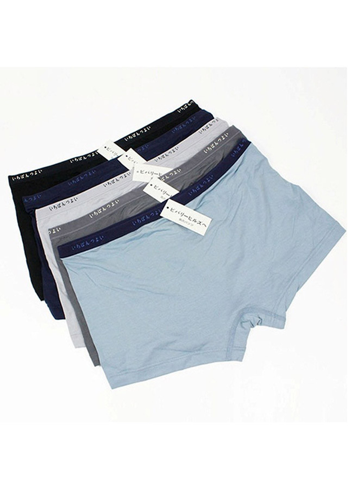 Combo of 2 Men's Cotton Silk Boxer Briefs – Soft, Smooth, Breathable, Stretchy