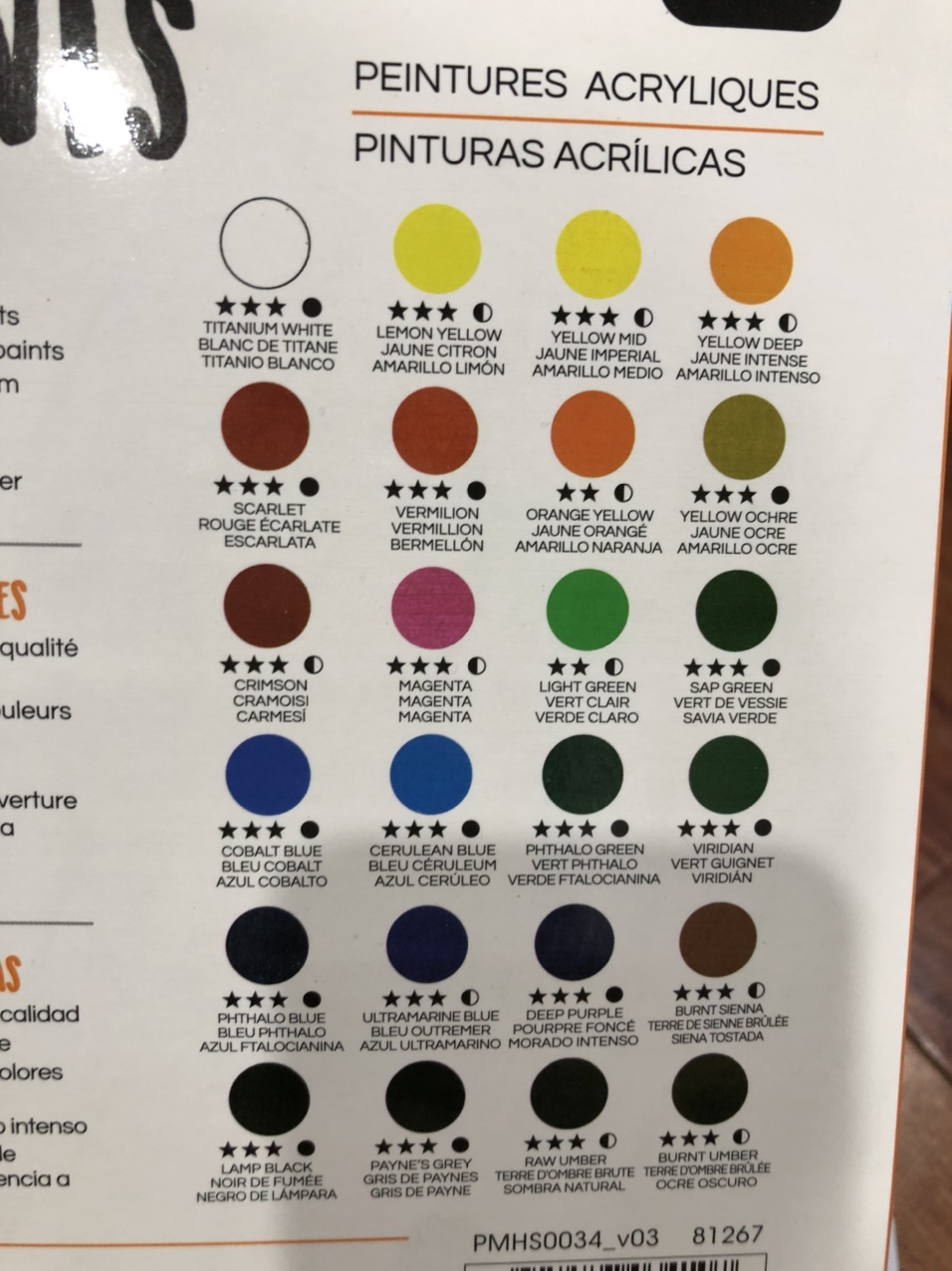 Màu Acrylic Mont Marte dạng tuýp 12ml