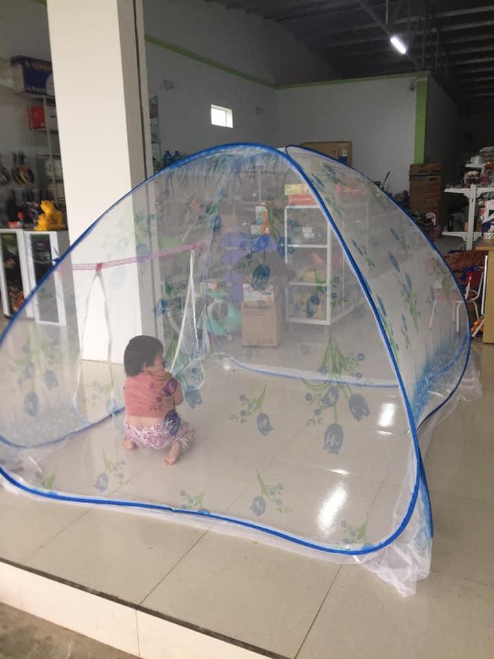 Màn chụp tự bung ko đáy, Chống muỗi 1m8x2m
