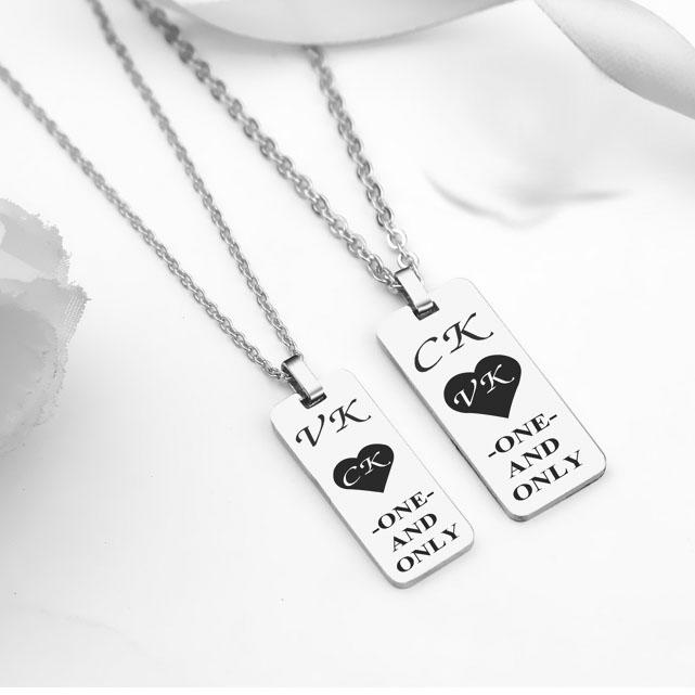 Dây Chuyền Cặp  Vk Ck ý nghĩa (1 cặp )