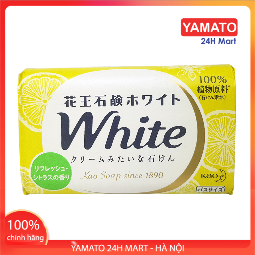 Xà Bông Tắm Kao White Nhật Bản 130g Hương Chanh, Xà Bông Thơm