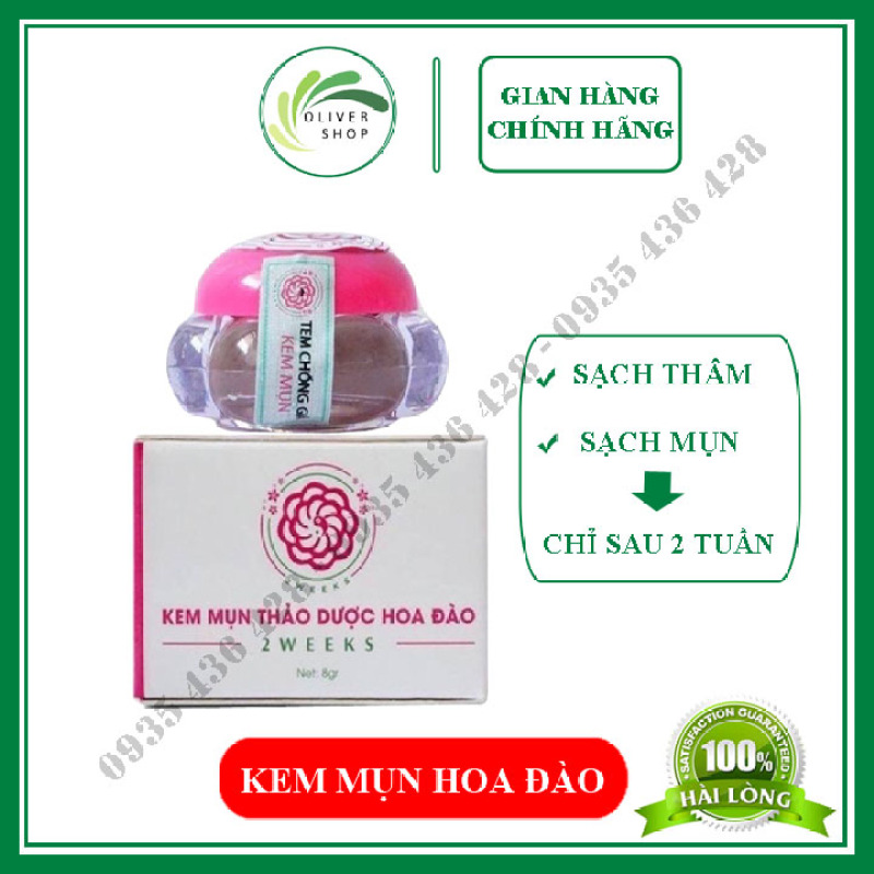 ⚡CHÍNH HÃNG 100%⚡ Khử thâm, sạch mụn, Kem thảo dược Hoa Đào chiết xuất từ thiên nhiên giá rẻ