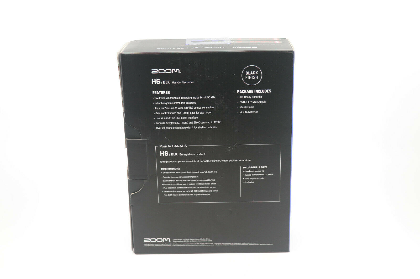 Zoom H6 Handy Recorder with Interchangeable Microphone System