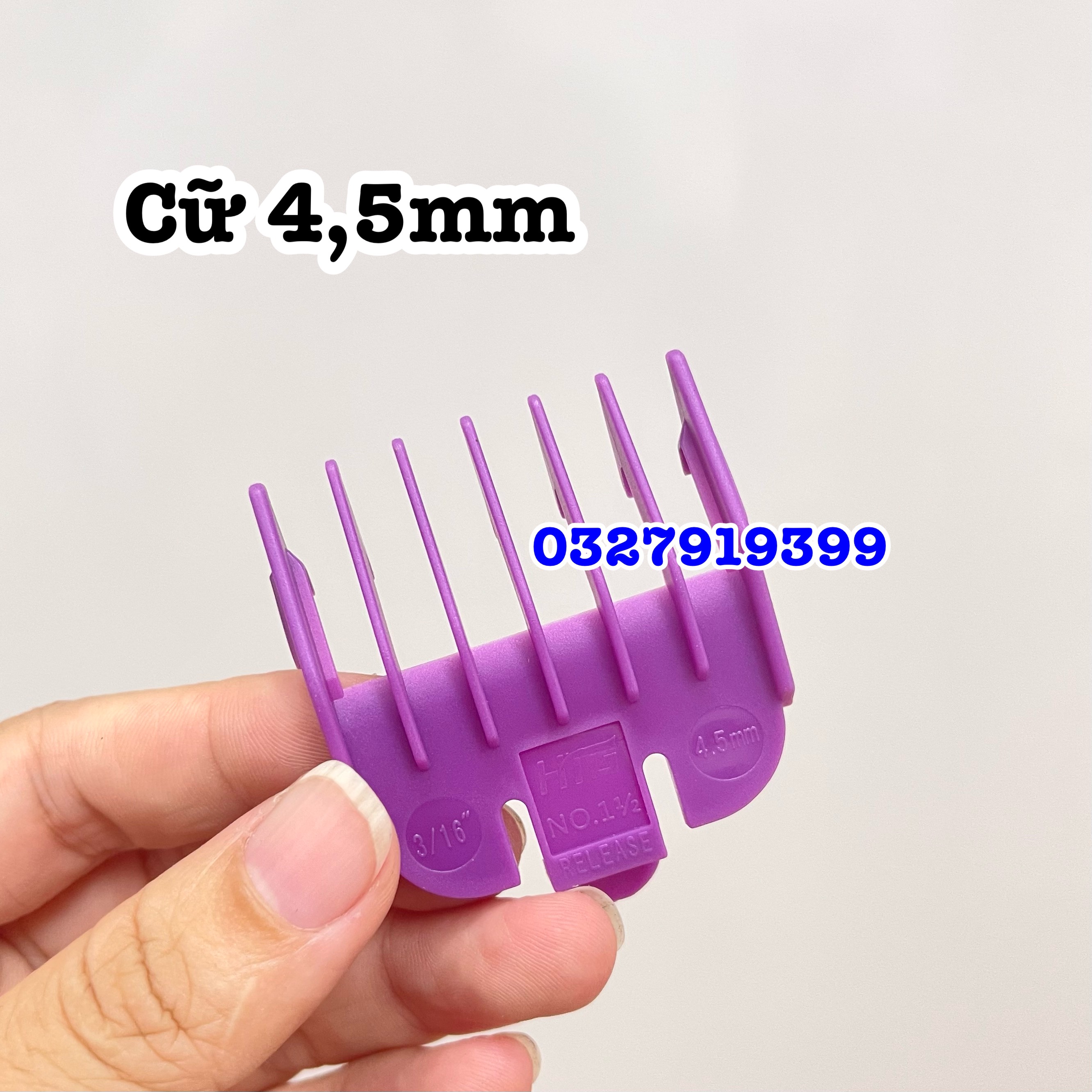 Cữ tông đơ fade 1,5mm . 4,5mm