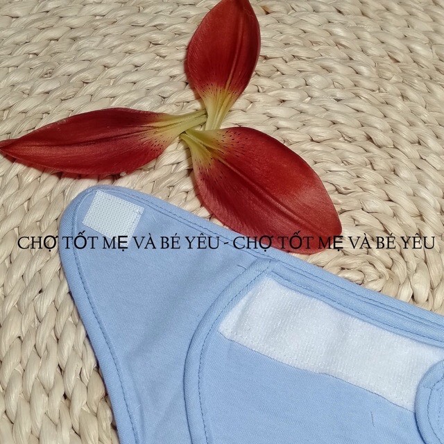 COMBO 5 TÃ DÁN CHO BÉ VẢI COTTON CAO CẤP HOTGA (tã dán sơ sinh, tã vải cho bé loại tốt cotton 100%)