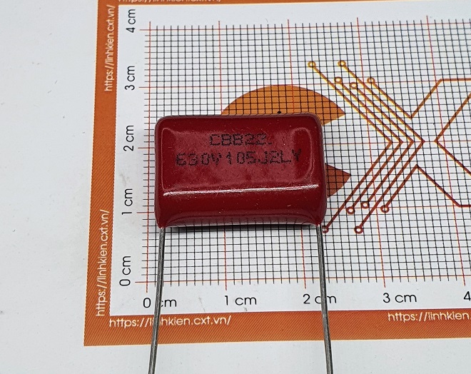 Tụ CBB22 105J630V 1uF 20mm(2c)