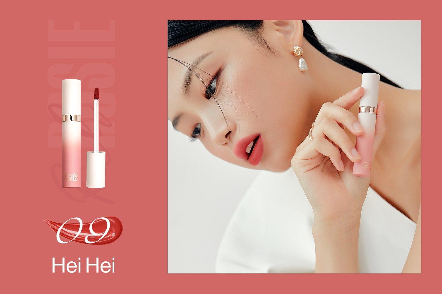 [Màu 8-13] Bộ Sưu Tập Son Kem Lì Gilaa Long Wear Lip Cream (5g) Rich Rosie Collection