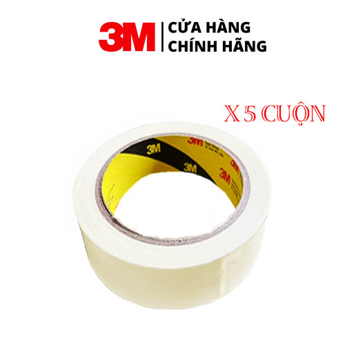 Băng keo giấy 3M 320 (combo 5 cuộn)
