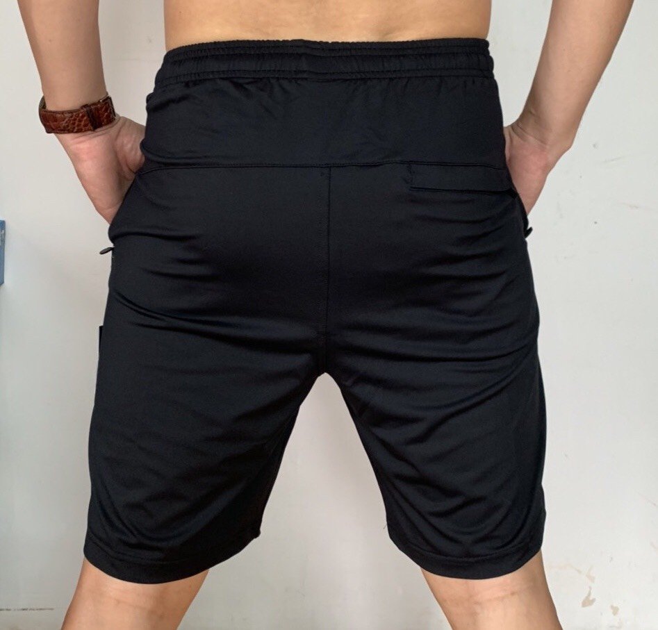 QUẦN ĐÙI THUN NAM ADIDAS BLACK