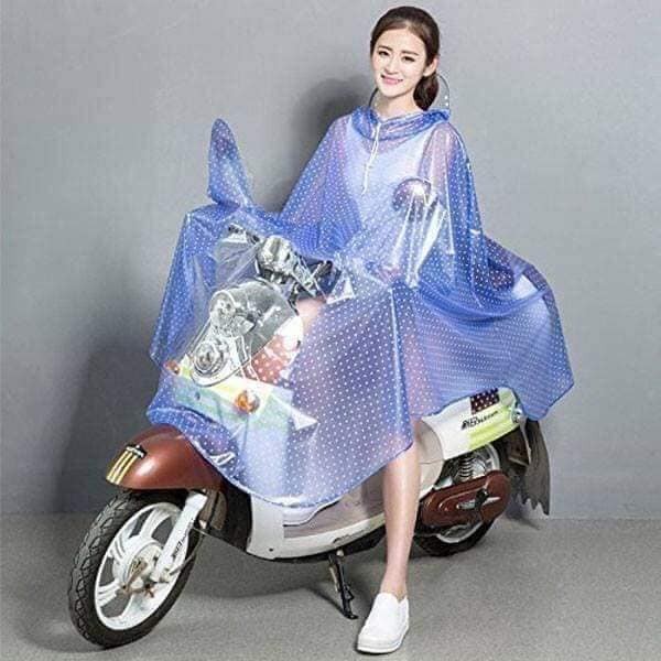 Áo mưa chấm bi 1 đầu