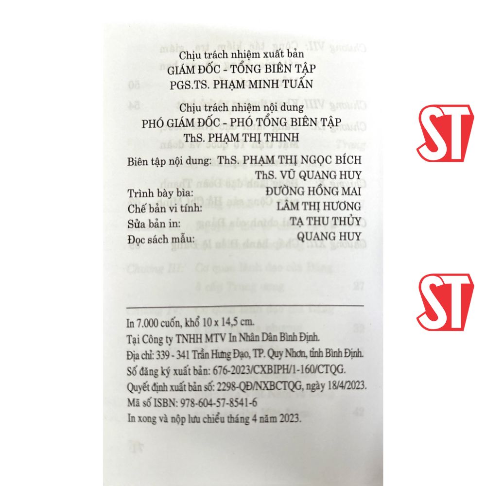 [Sách] Điều Lệ Đảng Cộng Sản Việt Nam