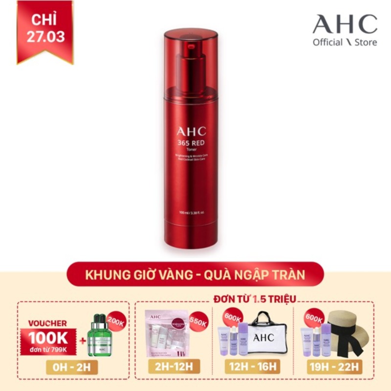 Nước Cân Bằng Chống Lão Hóa AHC 365 Red Toner 100ml