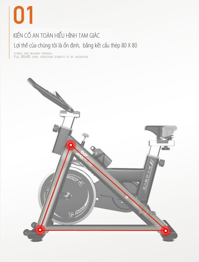 Xe đạp tập thể dục SEJAN GH-709