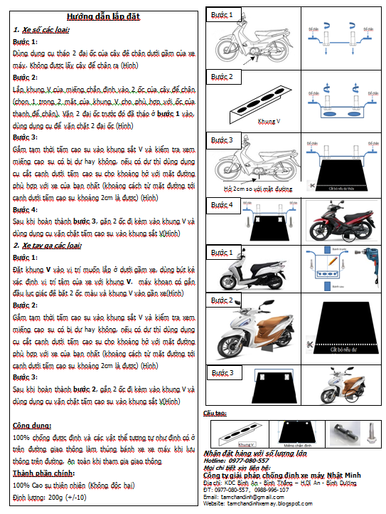 [HCM]TẤM CHẮN ĐINH XE SỐ