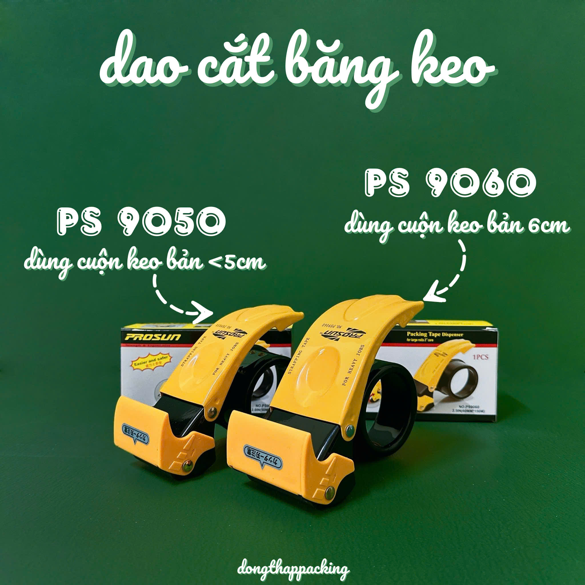 DỤNG CỤ CẮT BĂNG KEO CAO CẤP PS9050 và PS9060