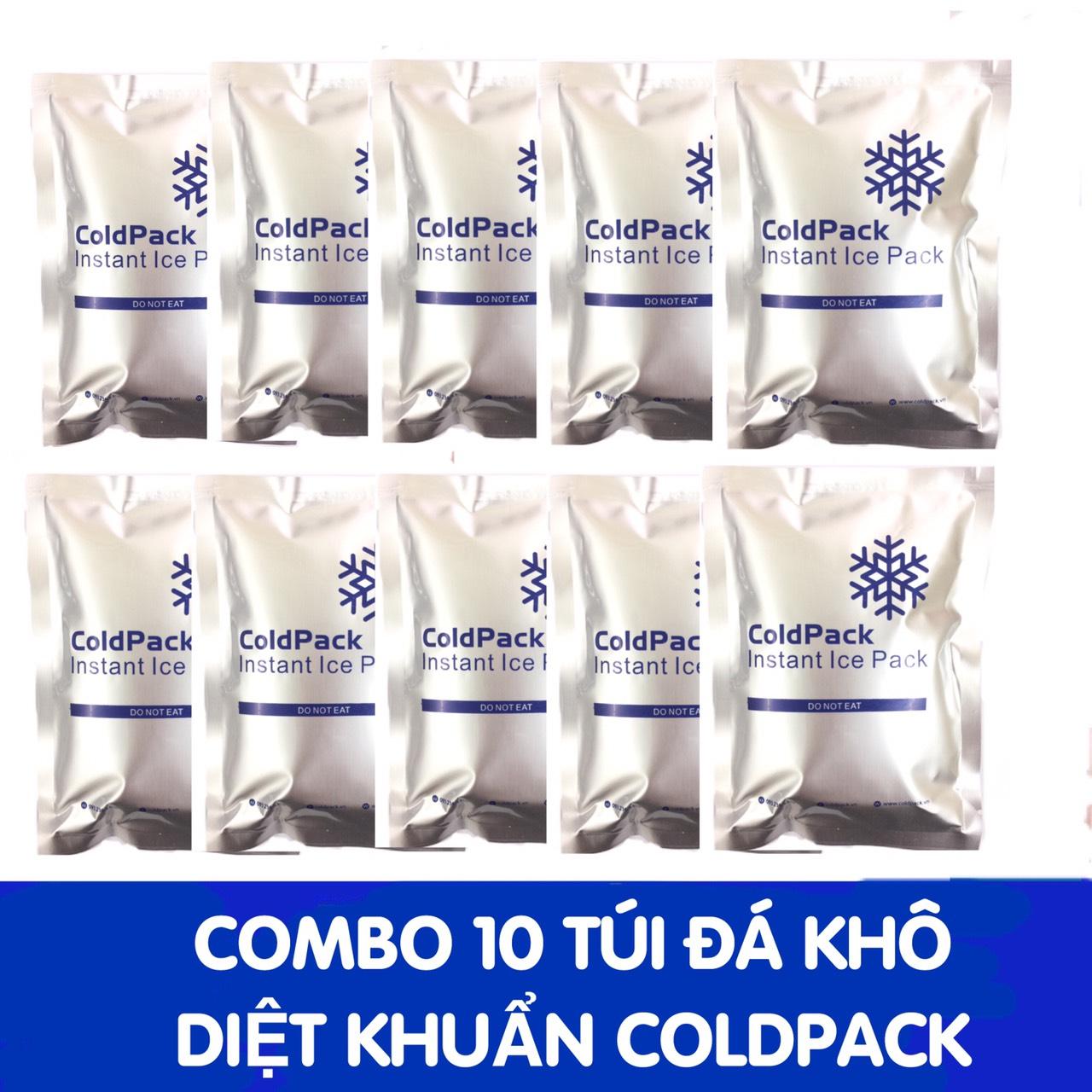 Bộ 10 túi đá khô diệt khuẩn, chườm lạnh Cold Pack