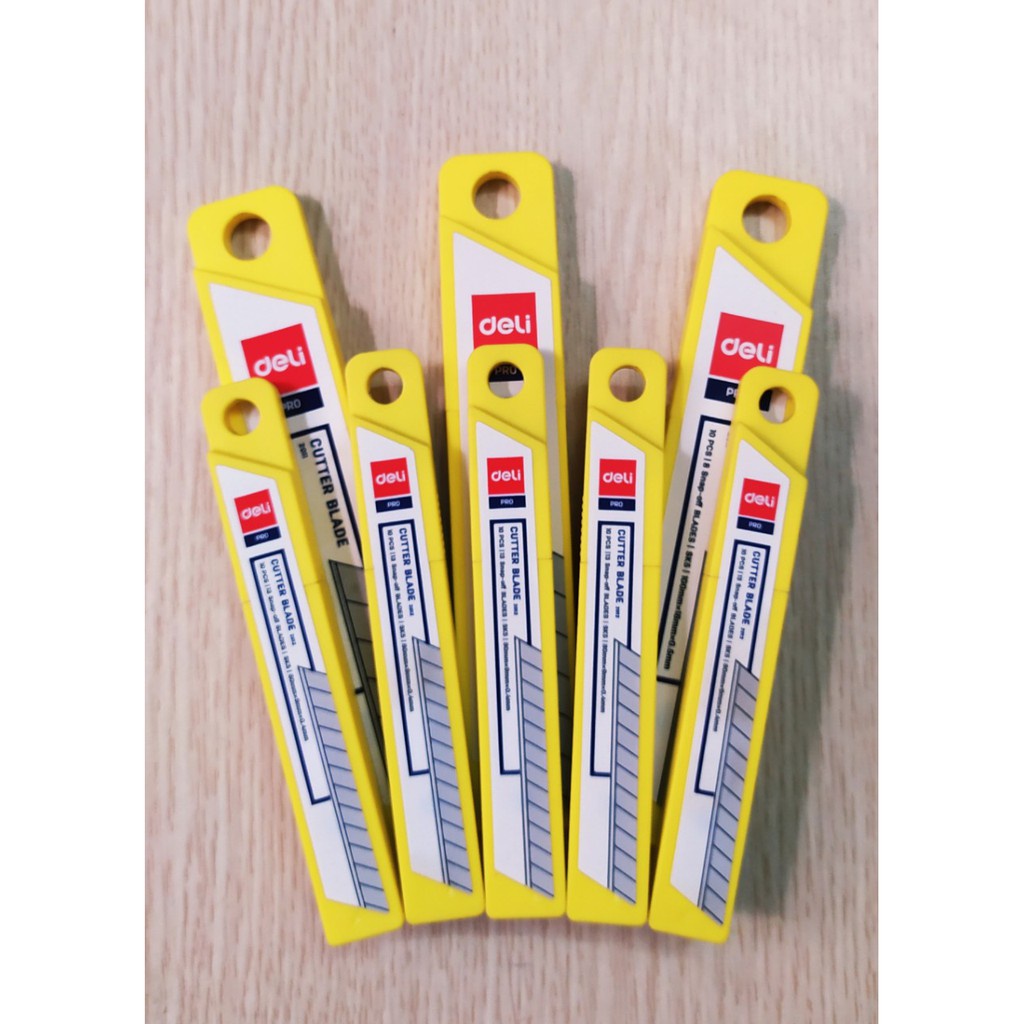 Lưỡi dao dọc giấy Deli [10 lưỡi dao] SUKADO