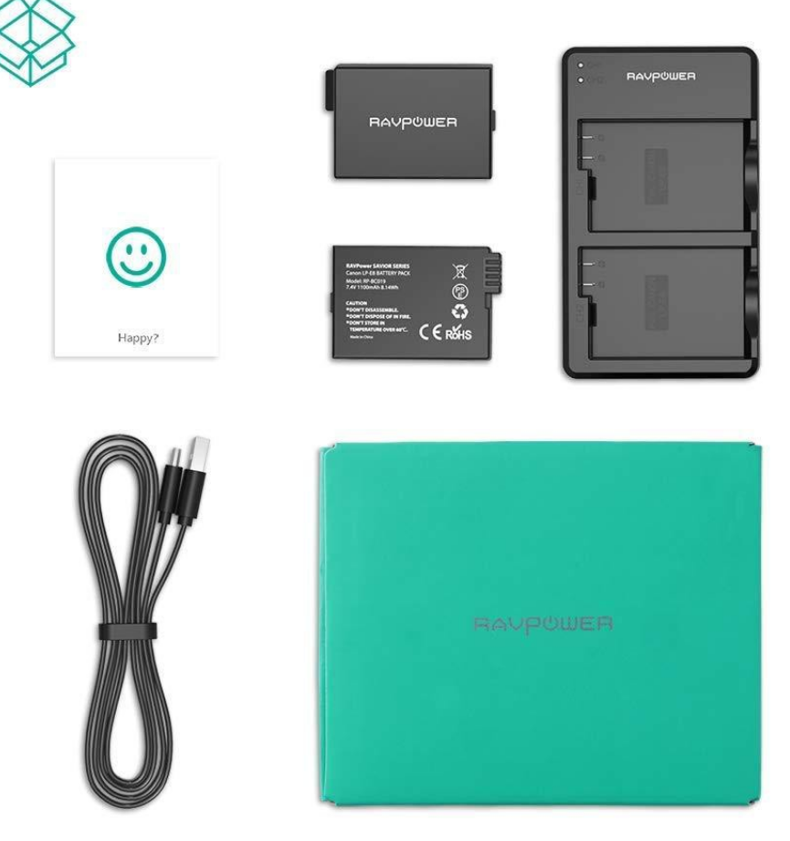 1 Pin máy ảnh RavPower thay thế cho pin LP-E8