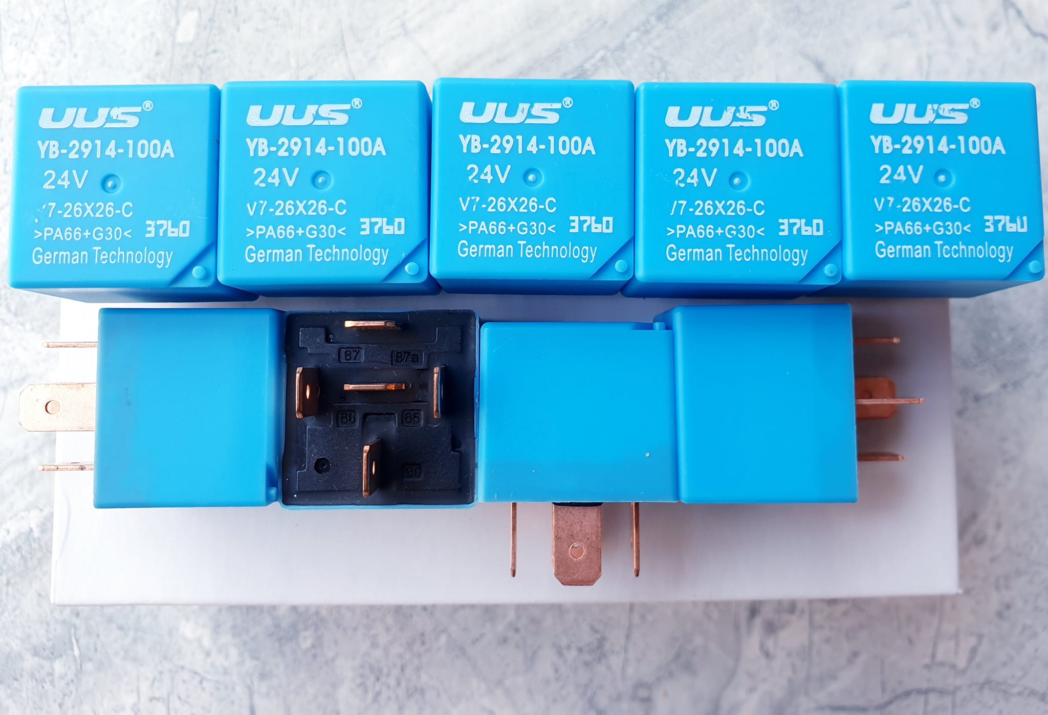 Rơ le 5 chân 12v 24v