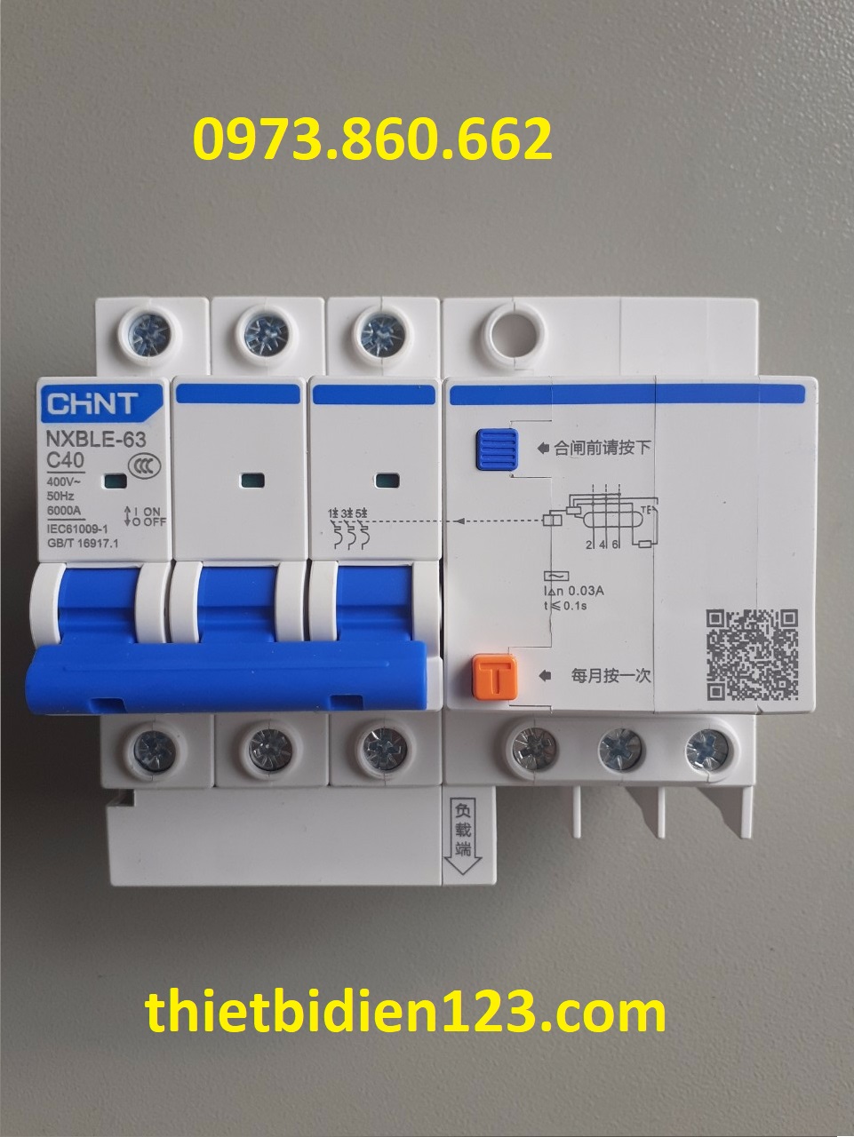 Aptomat chống rò - chống giật 3PN 32A~63A