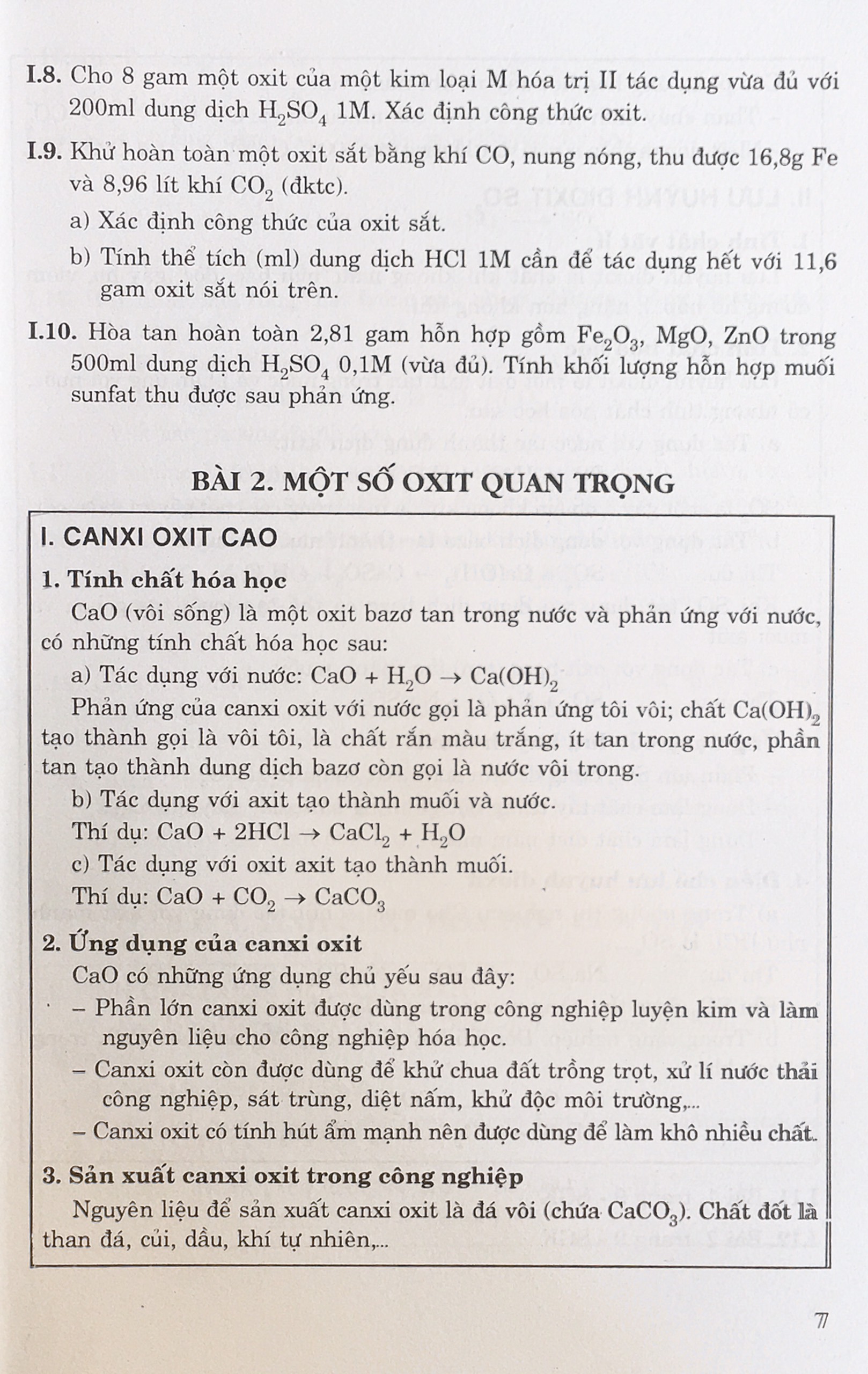 Học tốt Hóa Học 9 (chương trình giảm tải)