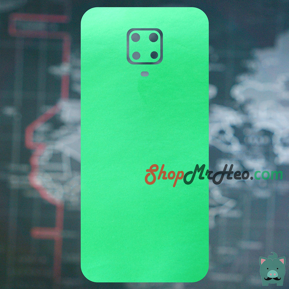 [HCM]Skin Dán Mặt Sau Lưng Vân Nhôm Xiaomi Redmi Note 9 - Note 9s