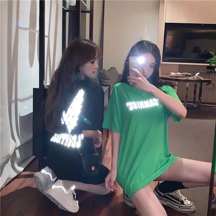 Áo thun stee phản quang wings unisex