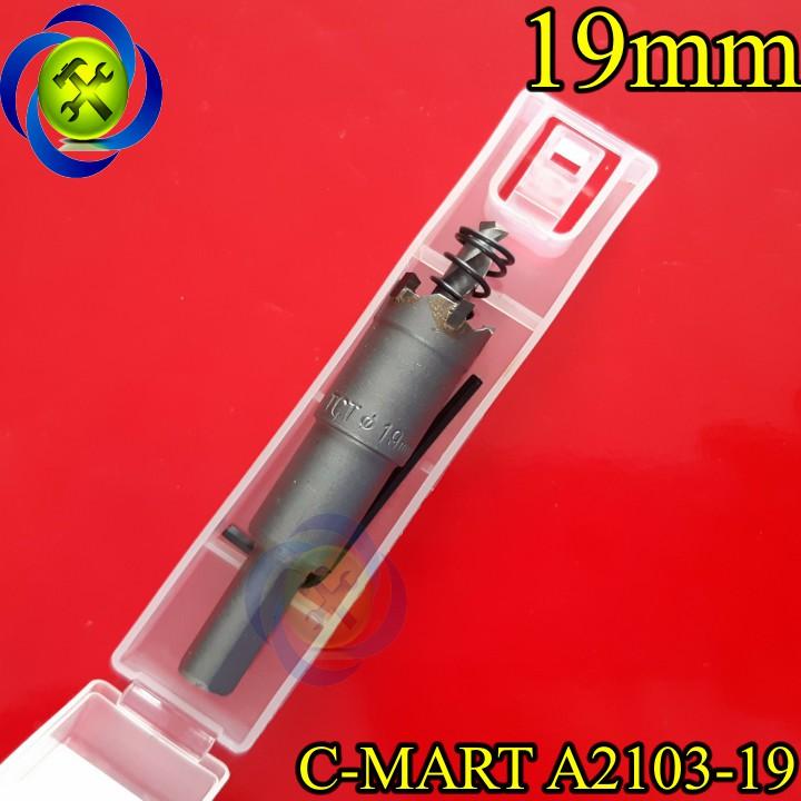 Mũi khoan lỗ thép 19mm c-mart a2103-19