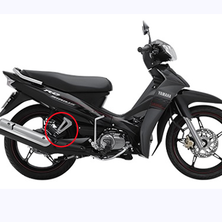 Bát gác chân bên phải xe SIRIUS cực chất,đồ chơi xe máy giá rẻ