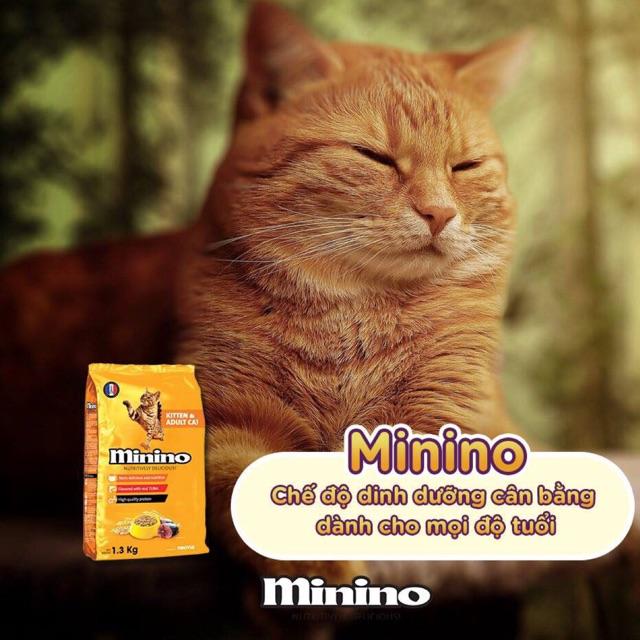 Thức Ăn Hạt Minino Cho Mèo Mọi Lứa Tuổi - Vị Cá Ngừ - [Nông Trại Thú Cưng]