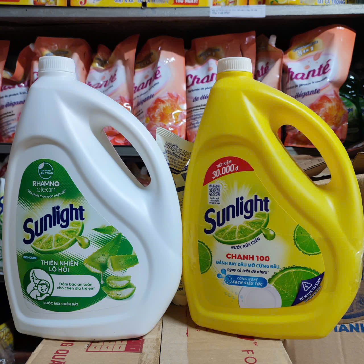 [CHĨNH HÃNG] Nước rửa chén Sunlight thiên nhiên can 3,6 kg