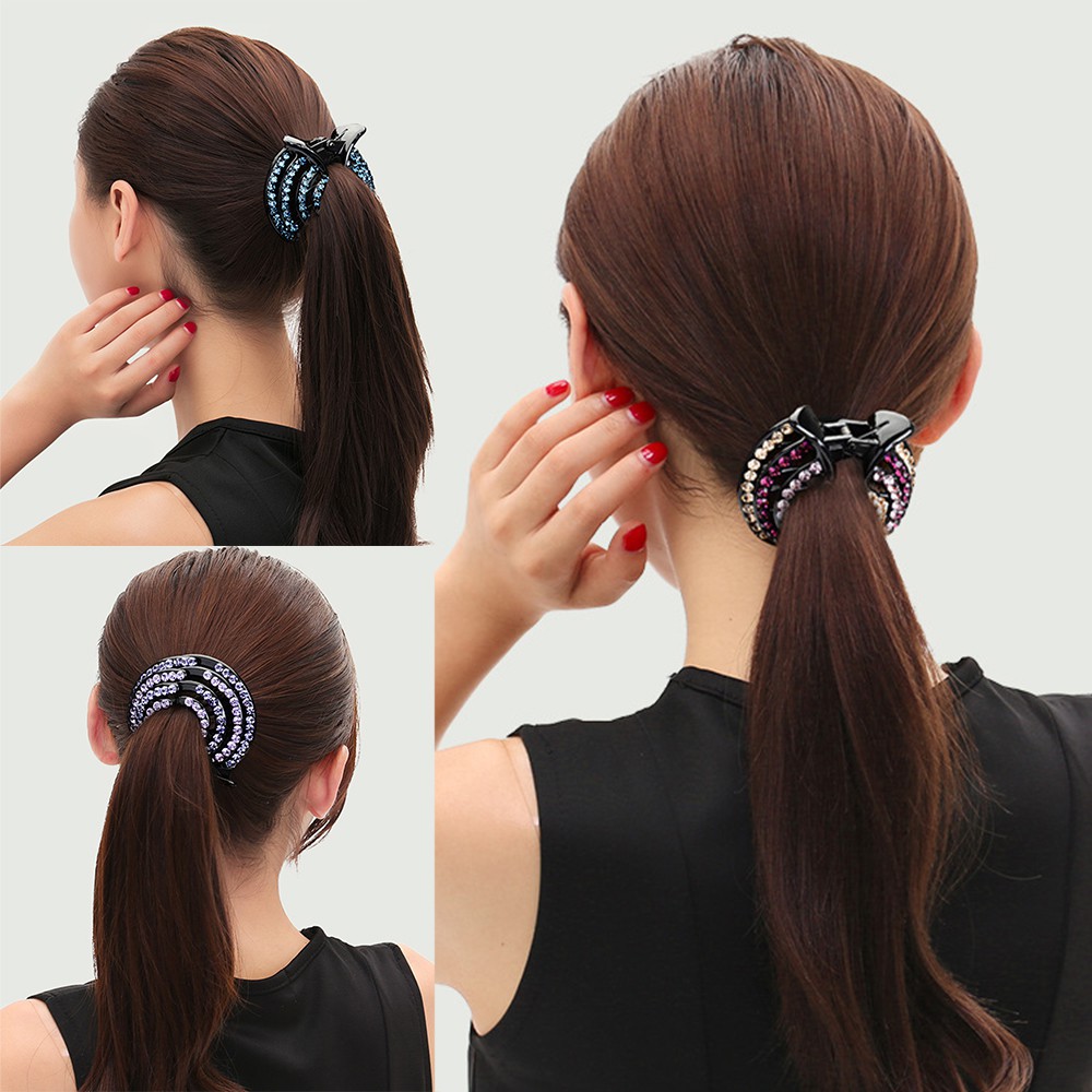 Kẹp tóc lớn đính đá