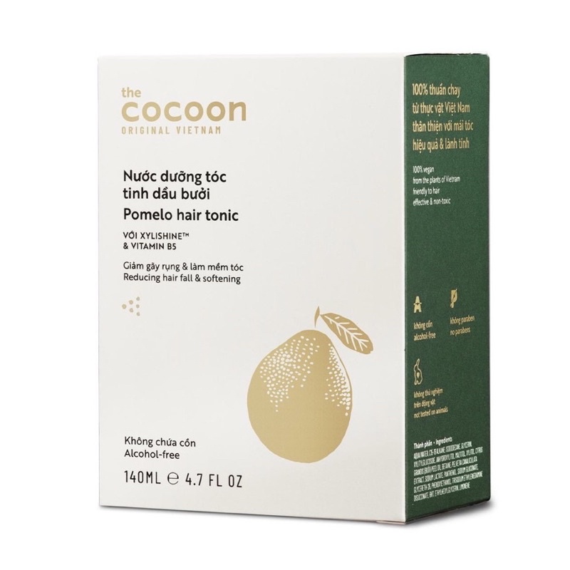 Nước Dưỡng Tóc Tinh Dầu Bưởi Cocoon 140Ml.