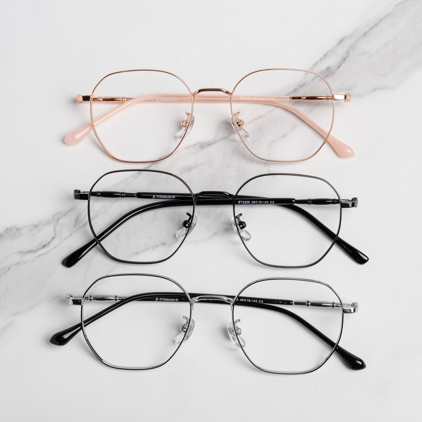 Gọng Kính Cận B-Titanium Shady Unisex G1794 (Nhiều Màu)