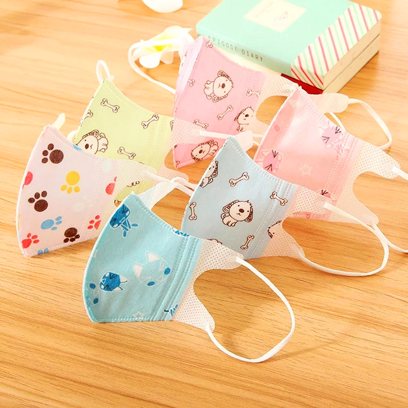 [50C HÀNG LÂM THỊNH] [HCM]Khẩu trang cho bé Set 5 khẩu trang 3D cho bé nhiều họa tiết đáng yêu cho bé 0-10 tuổi bảo vệ đường hô hấp của bé BBShine – M001