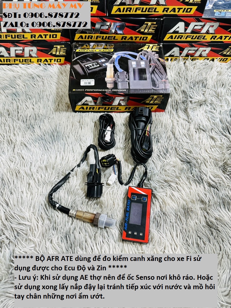 Bộ afr ate dùng để đo kiểm xăng các loại xe fi