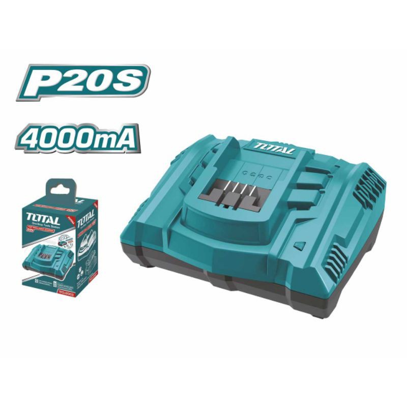 [Chính hãng] [Ảnh thật] Đế sạc nhanh thông minh pin 20v Total TFCLI2003