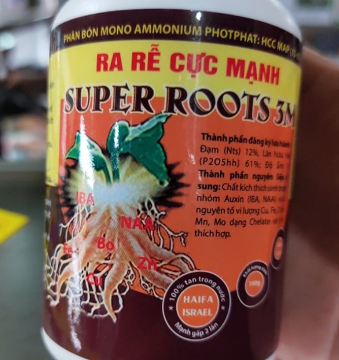 Kích thích ra rễ cực mạnh super roots 3m 100gr