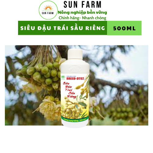[mua 5 tặng 1] phân bón lá Siêu đậu trái sầu riêng 500ml