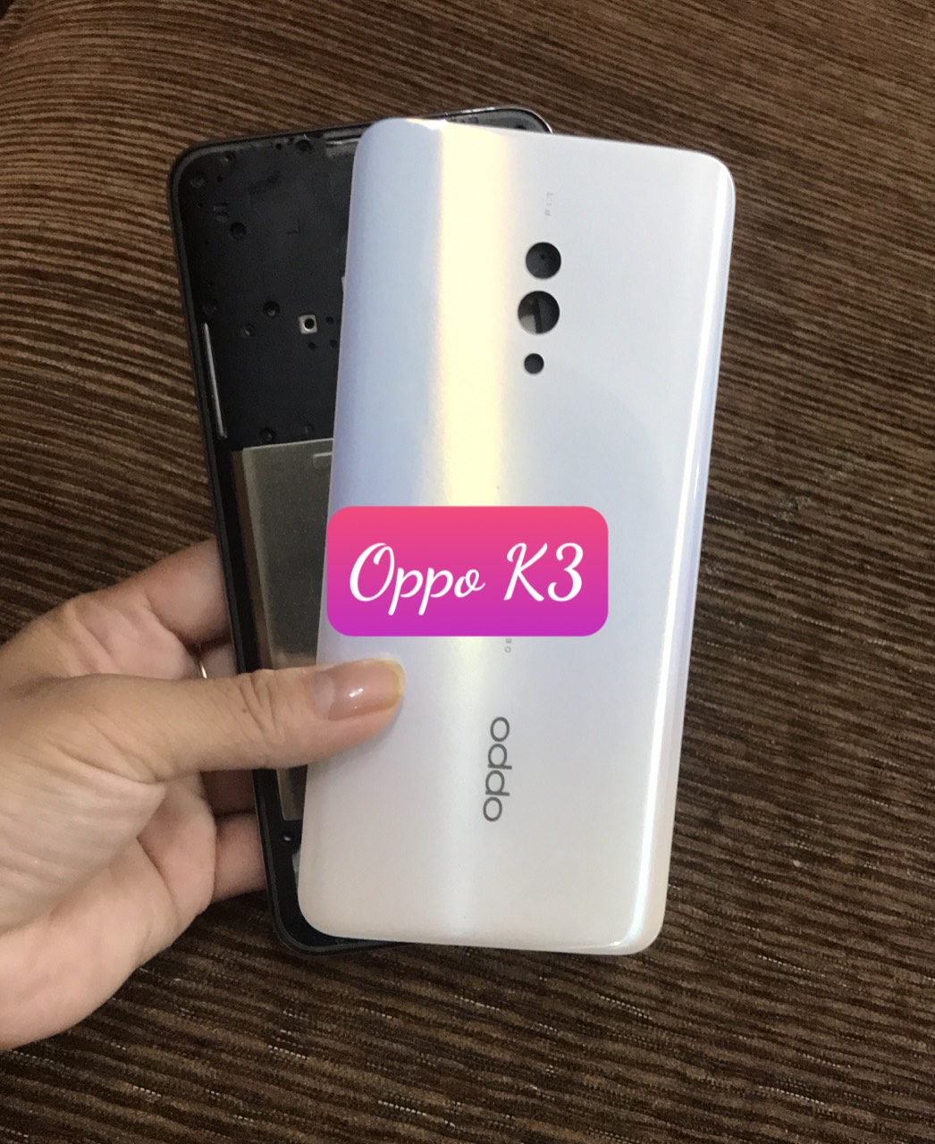 Bộ vỏ Oppo K3 ( bộ gồm lưng ,xườn ,khung xương ,phím bấm )