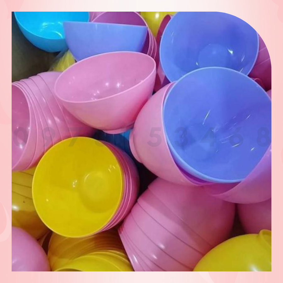 Bát thìa chổi dẻo đắp mặt nạ cá nhân, spa